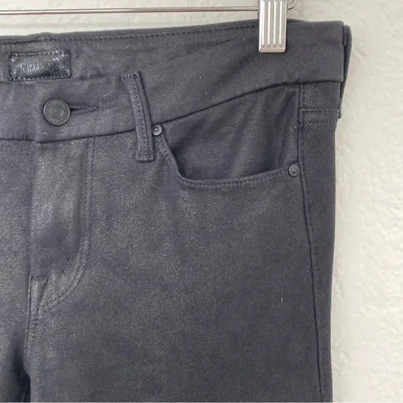 MOTHER The Looker in Look But Don’t Touch Faux Suede Jeans, Size 28 - Picture 2 of 9